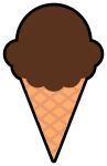 Chocolate Ice-Cream Cone